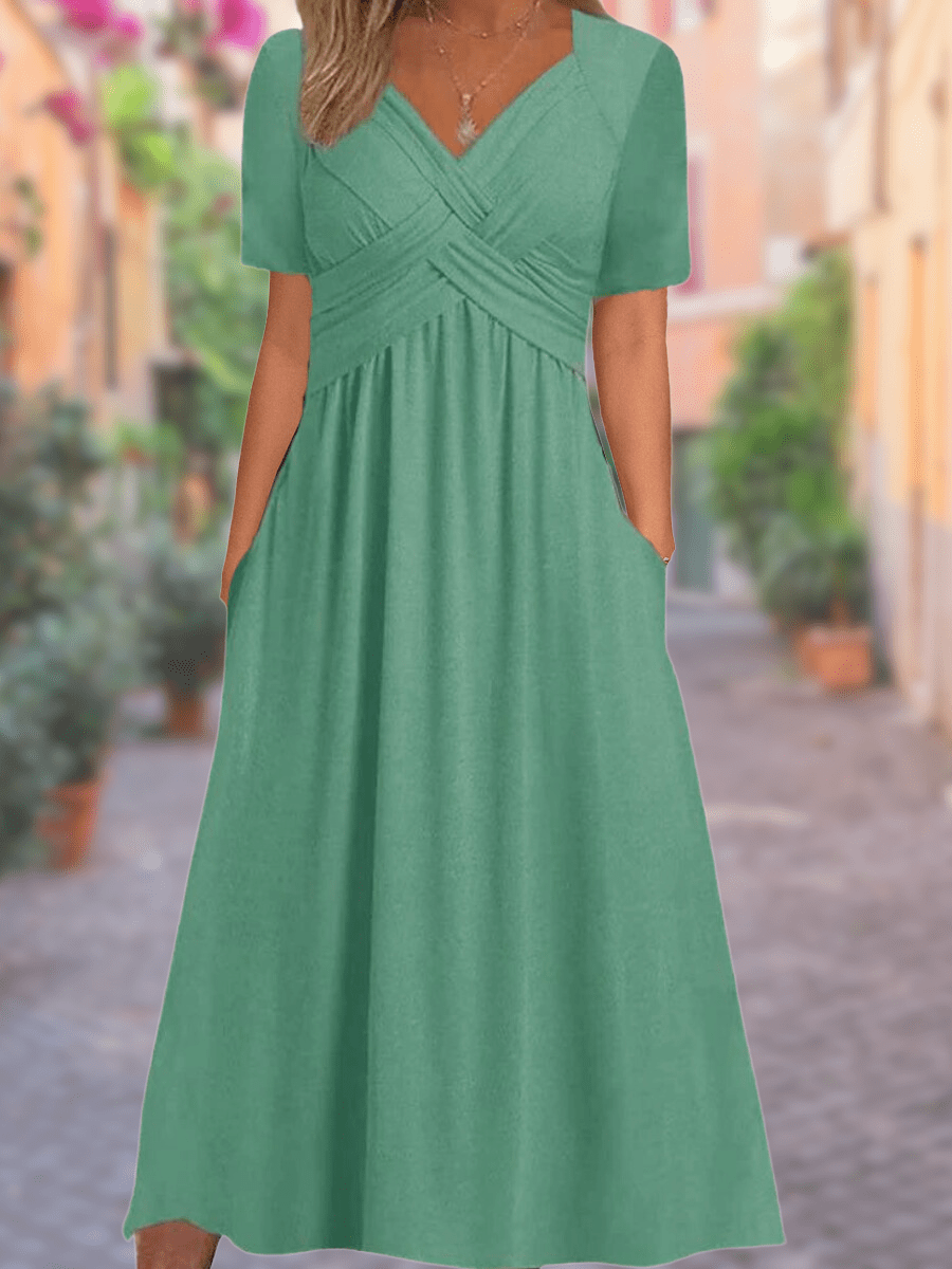 Aitana | Comfortable V-Neck Dress