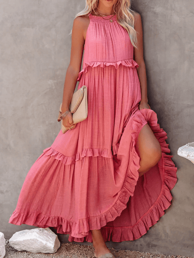 Betania | Ruffle Breeze Maxi Dress