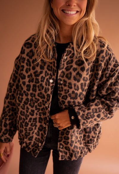 Sharlene | Trendy Leopard Jacket