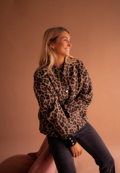 Sharlene | Trendy Leopard Jacket