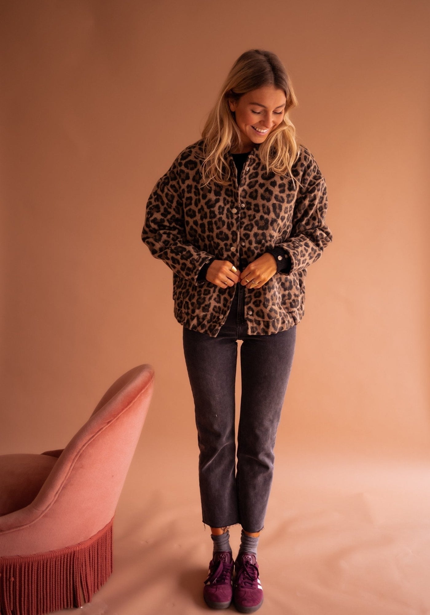 Sharlene | Trendy Leopard Jacket