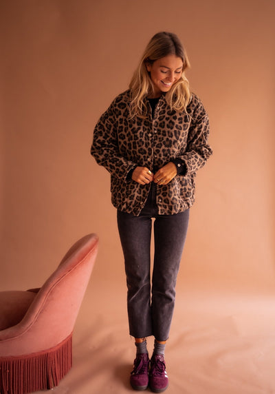 Sharlene | Trendy Leopard Jacket