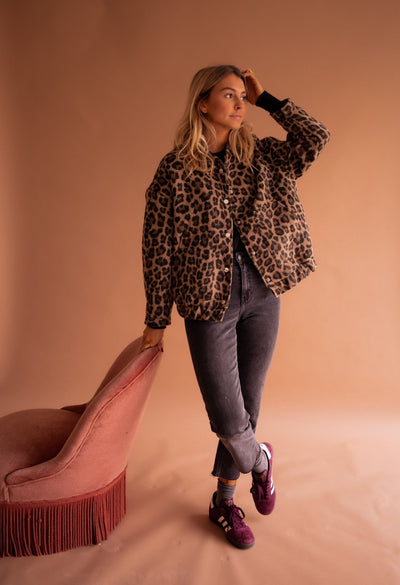 Sharlene | Trendy Leopard Jacket
