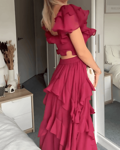 Dolly | Sophisticated Ruffle Summer Dress