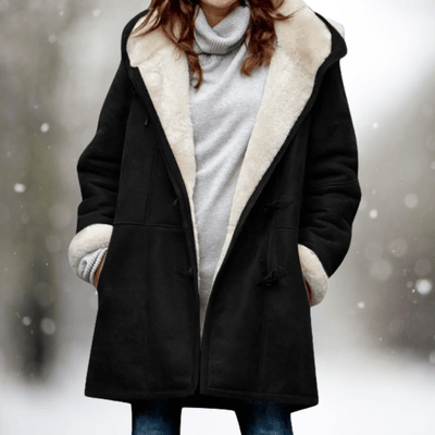 ELVARA | Women’s Suede Hooded Jacket