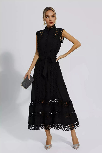Julianna | Sleeveless Hollow Maxi Dress