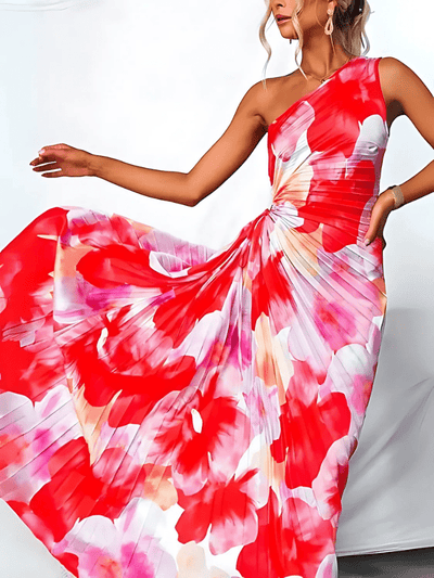 Kylie | Pleated Flowery Dress