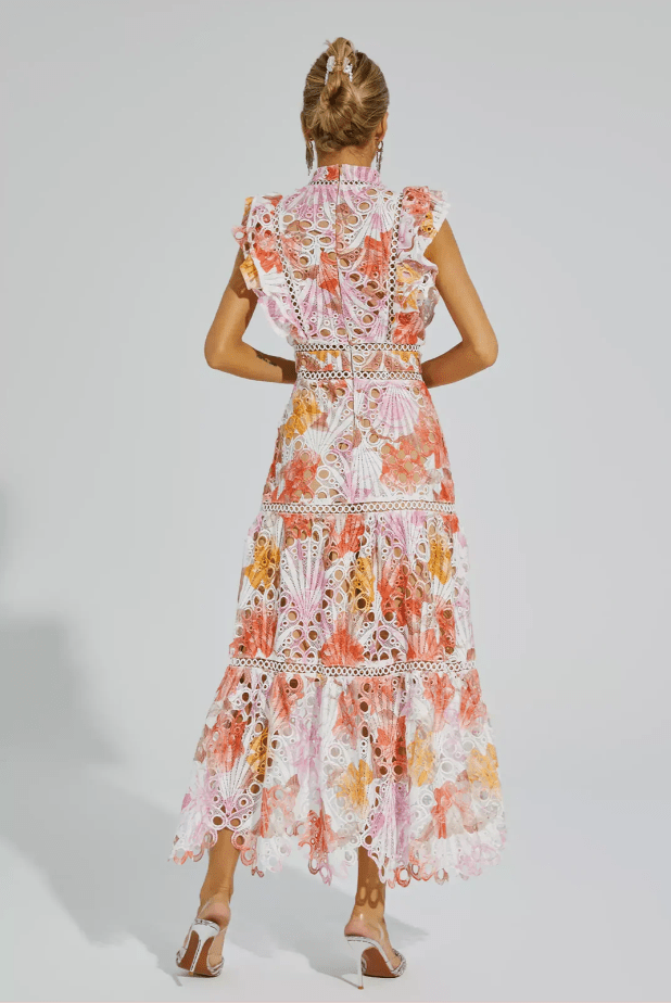 Malayah | Hollow Sleeveless Maxi Dress